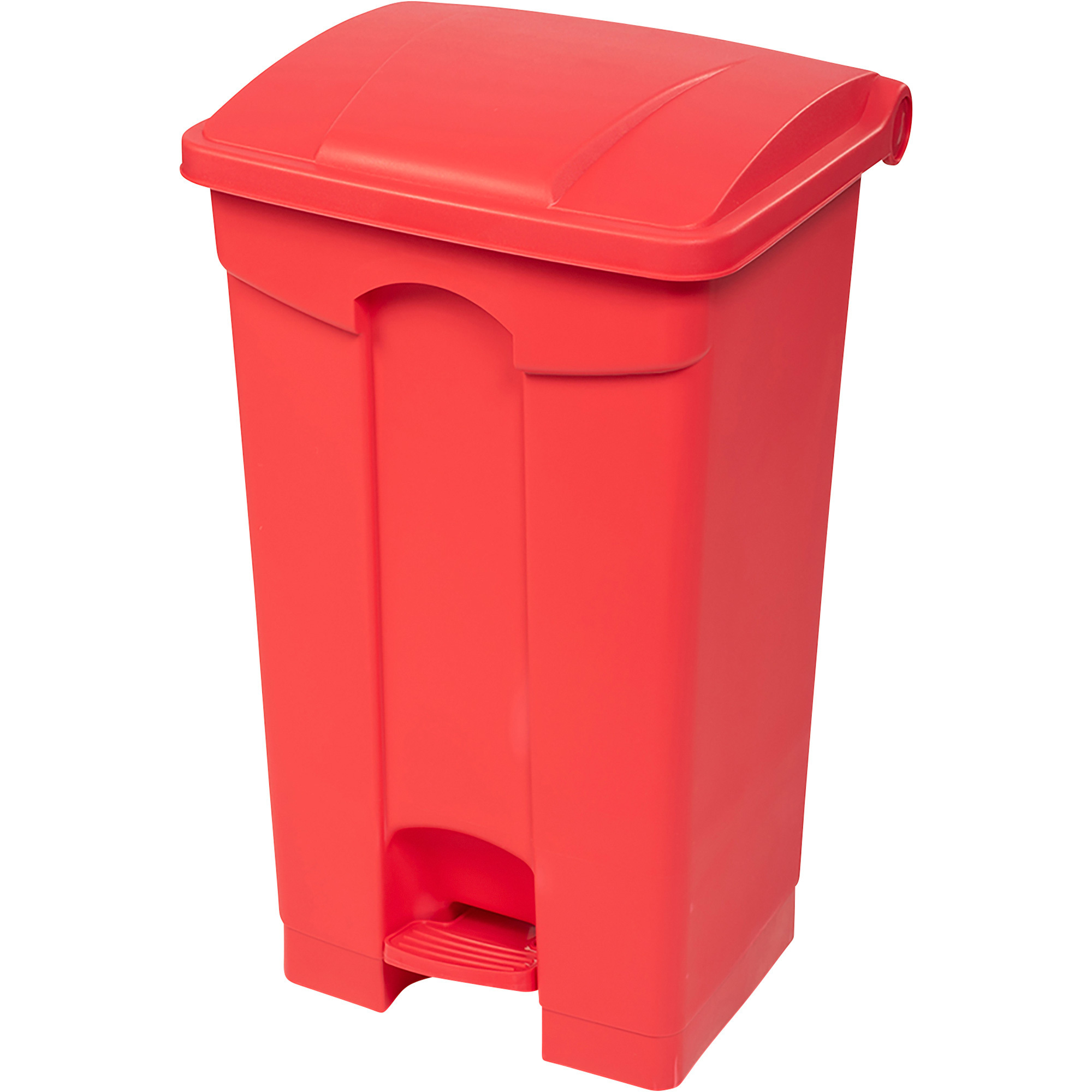 Totor Fire Retardant Step-On Trash Can, 23-Gallon Capacity, Red, Model# SOF23
